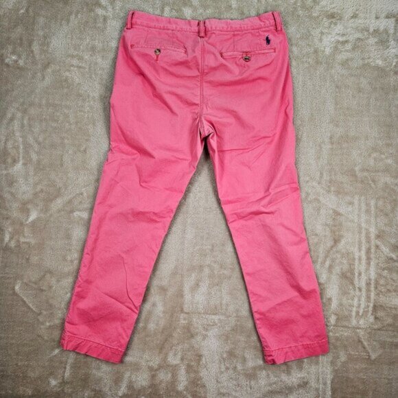 Polo Ralph Lauren Stretch Straight Fit Washed Chino Pant Men's Size 34x30 Pink - Picture 3 of 16